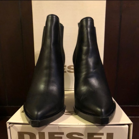 DIESEL Cubist Rock Cyclamine Boot,Black 7.5 New - Picture 7 of 11